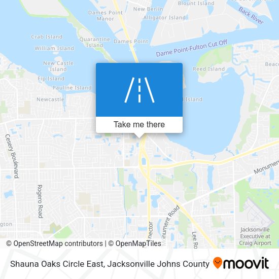 Shauna Oaks Circle East map