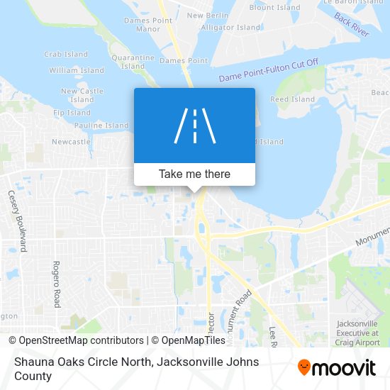 Mapa de Shauna Oaks Circle North