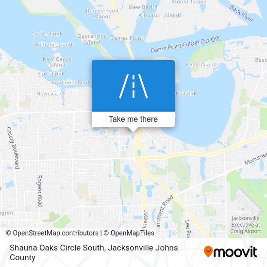 Mapa de Shauna Oaks Circle South