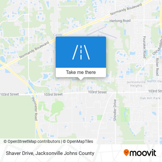 Shaver Drive map