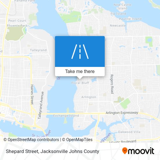 Shepard Street map