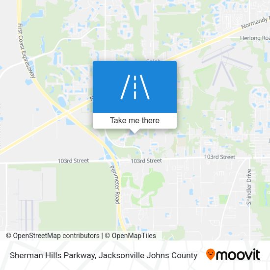 Mapa de Sherman Hills Parkway