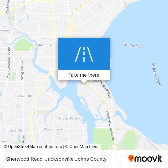 Mapa de Sherwood Road