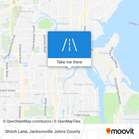 Mapa de Shiloh Lane