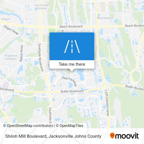 Shiloh Mill Boulevard map