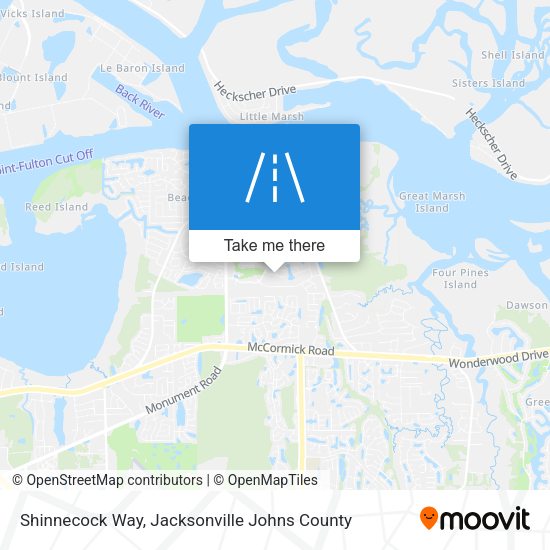 Shinnecock Way map
