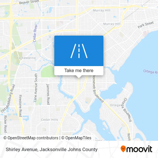 Mapa de Shirley Avenue