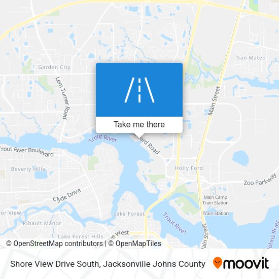 Mapa de Shore View Drive South