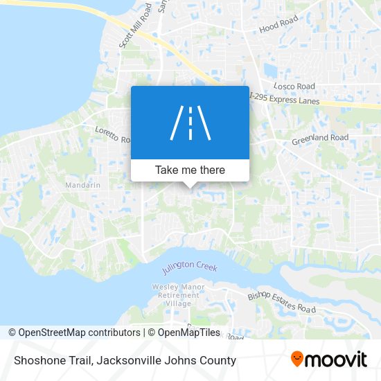 Shoshone Trail map