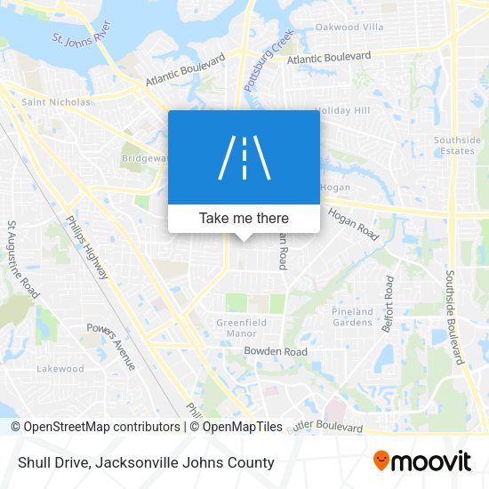Shull Drive map