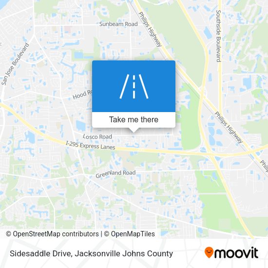 Mapa de Sidesaddle Drive