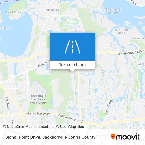 Mapa de Signal Point Drive