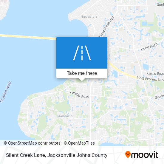 Mapa de Silent Creek Lane