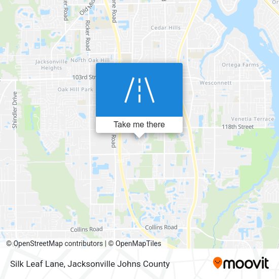 Silk Leaf Lane map