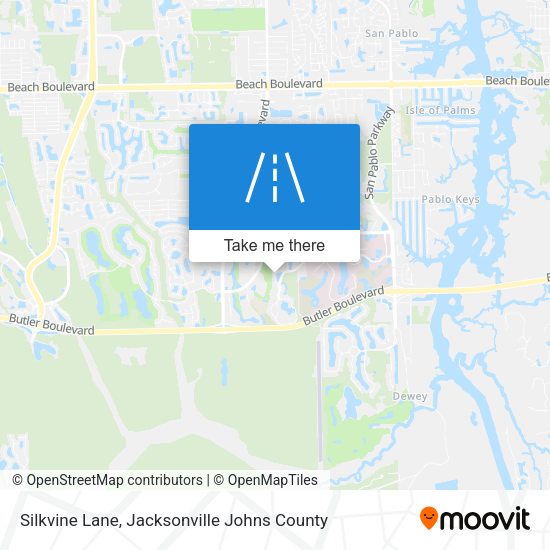 Silkvine Lane map