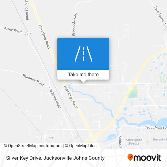 Silver Key Drive map