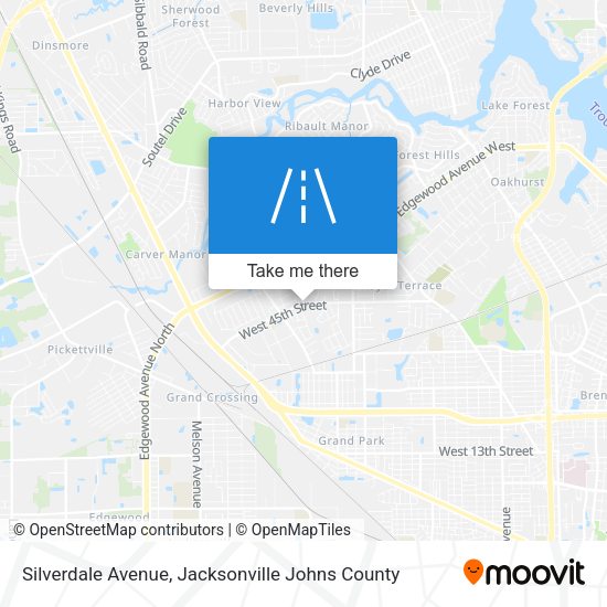 Mapa de Silverdale Avenue