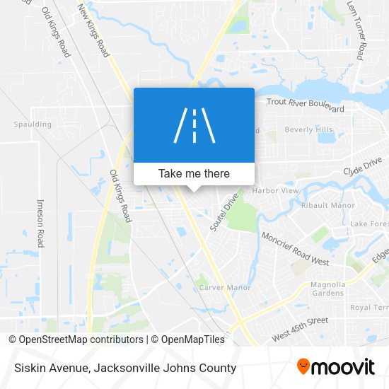 Siskin Avenue map