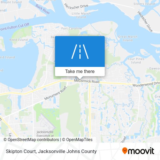 Mapa de Skipton Court