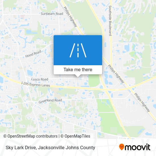 Mapa de Sky Lark Drive