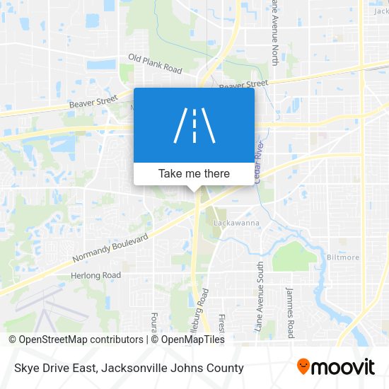 Mapa de Skye Drive East