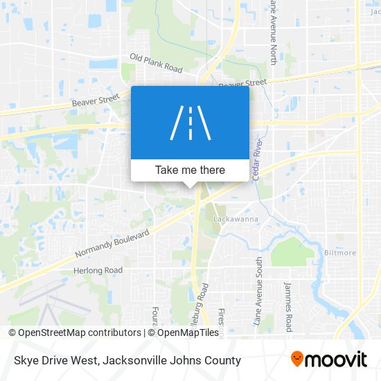 Mapa de Skye Drive West