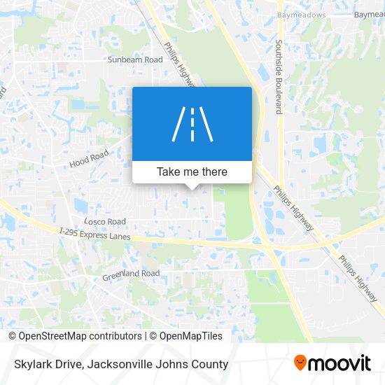 Skylark Drive map