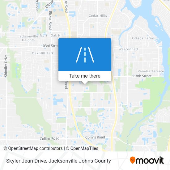 Skyler Jean Drive map