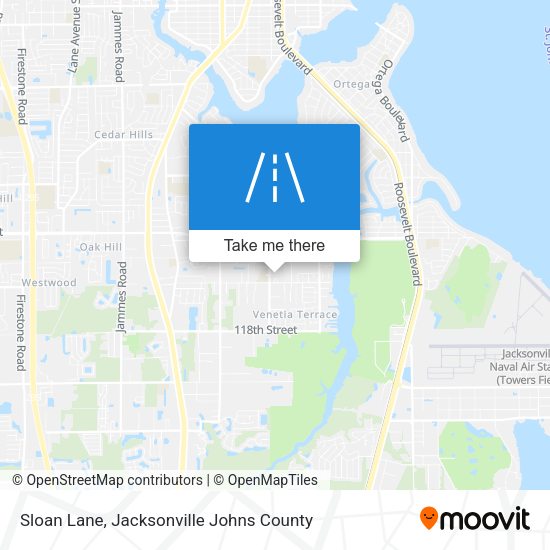Sloan Lane map