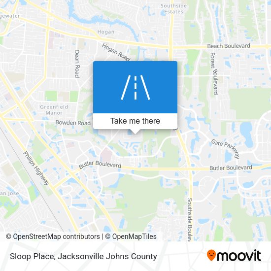 Mapa de Sloop Place