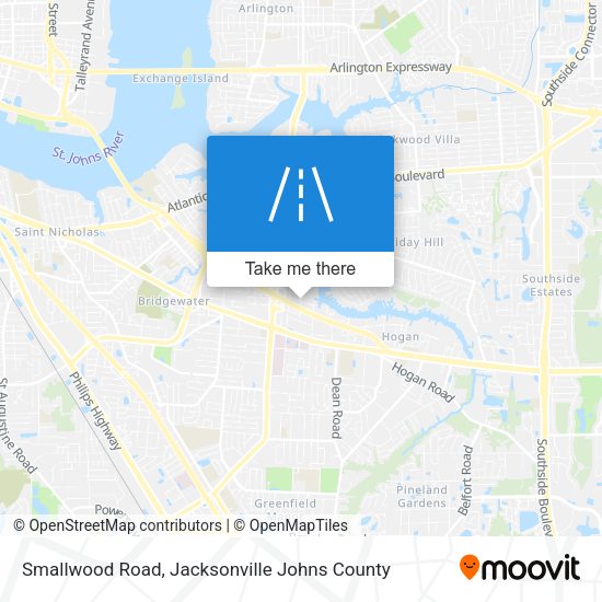 Mapa de Smallwood Road