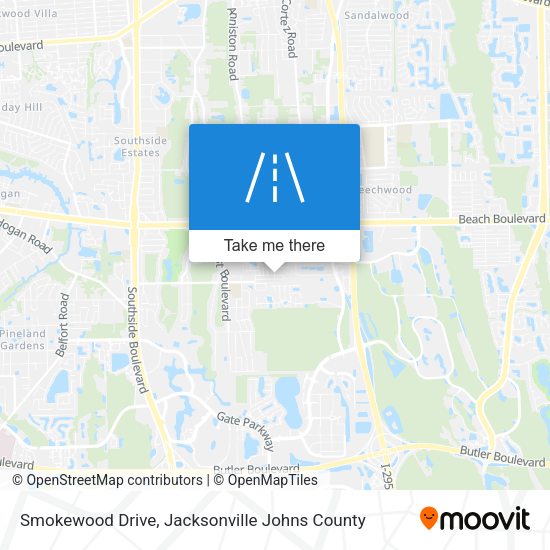Mapa de Smokewood Drive
