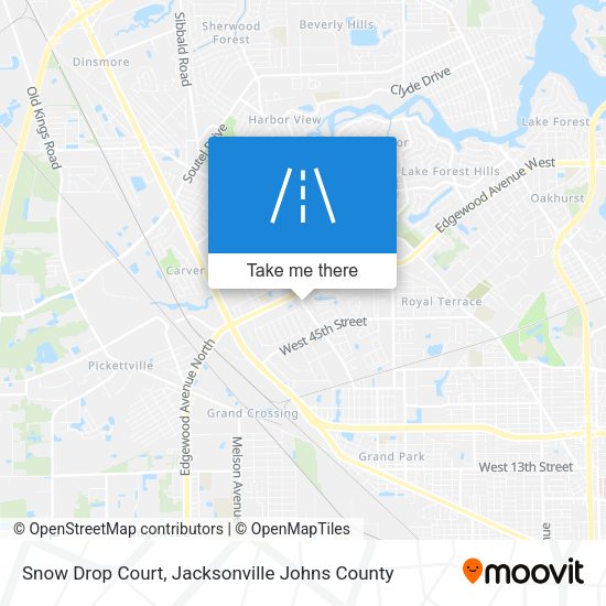 Mapa de Snow Drop Court