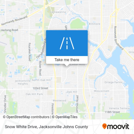 Mapa de Snow White Drive