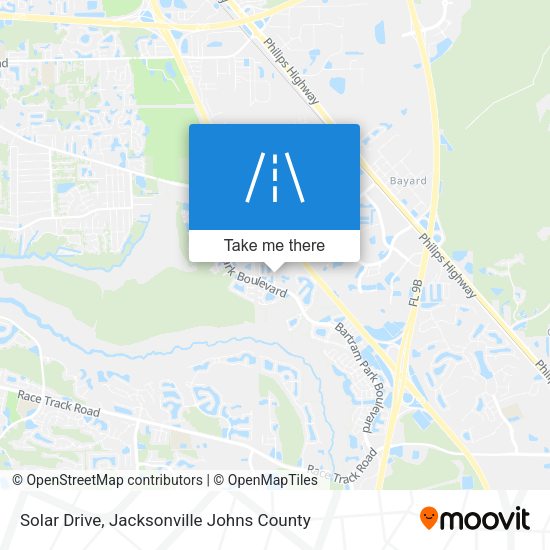 Solar Drive map