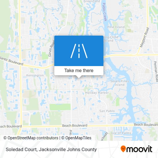 Soledad Court map