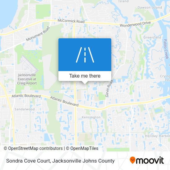 Mapa de Sondra Cove Court