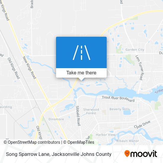 Mapa de Song Sparrow Lane