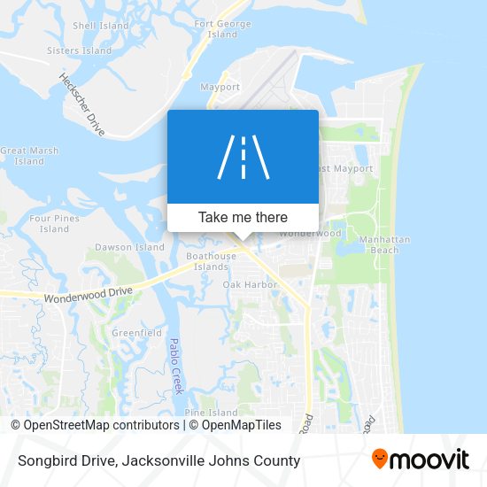 Songbird Drive map