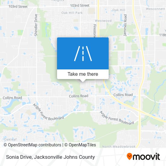 Sonia Drive map