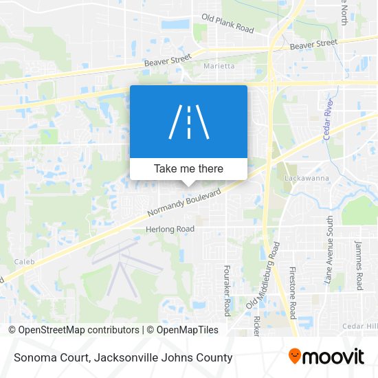 Sonoma Court map