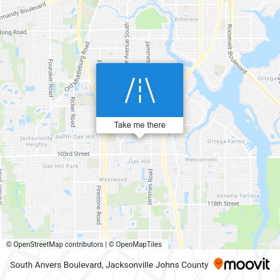Mapa de South Anvers Boulevard