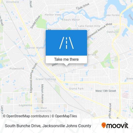 Mapa de South Bunche Drive