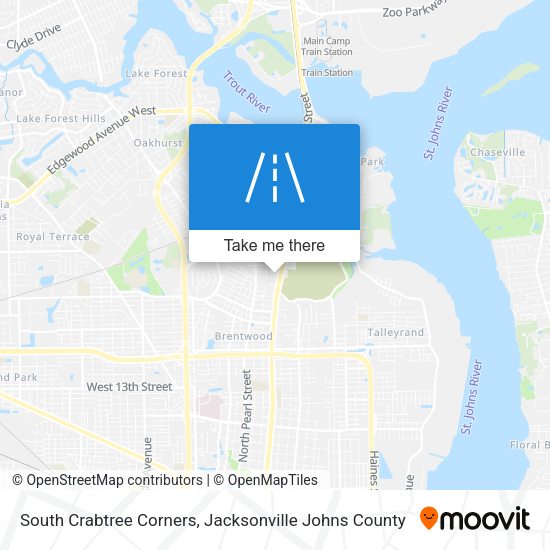South Crabtree Corners map