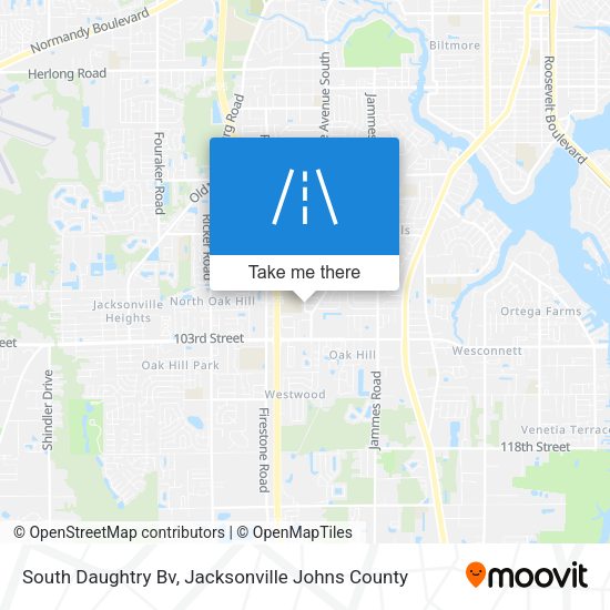 Mapa de South Daughtry Bv