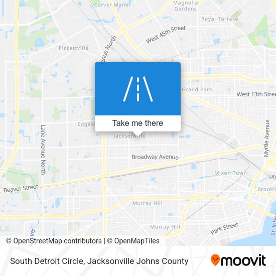 South Detroit Circle map