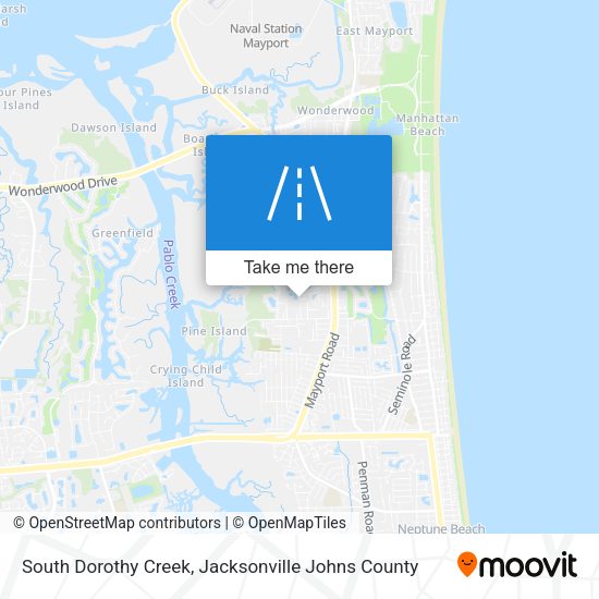 South Dorothy Creek map