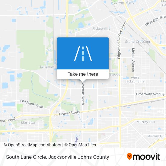 Mapa de South Lane Circle