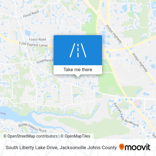 South Liberty Lake Drive map
