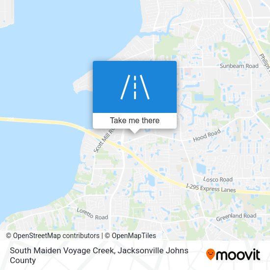 Mapa de South Maiden Voyage Creek